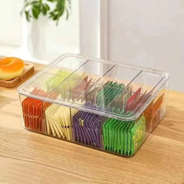 Acrylic teabag organizer