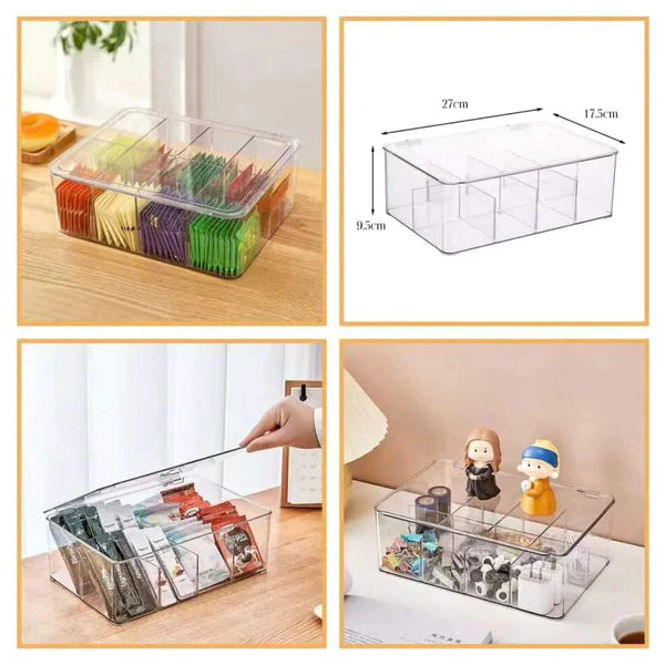 Acrylic teabag organizer
