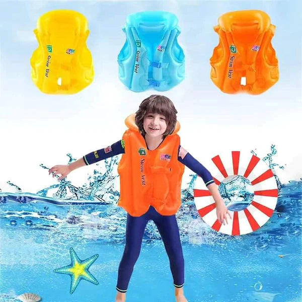 Life Jackets PVC Float Inflatable Swim Vest