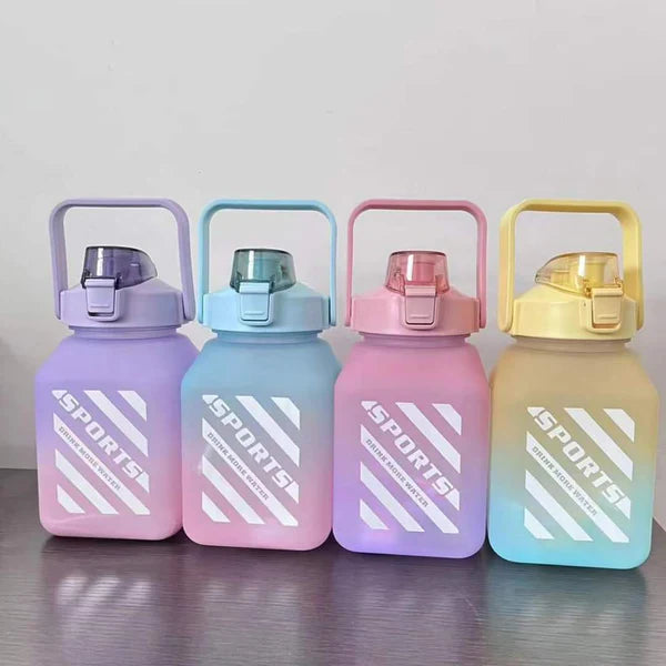 Unbreakable 1.5L Multicoloured Water Bottle