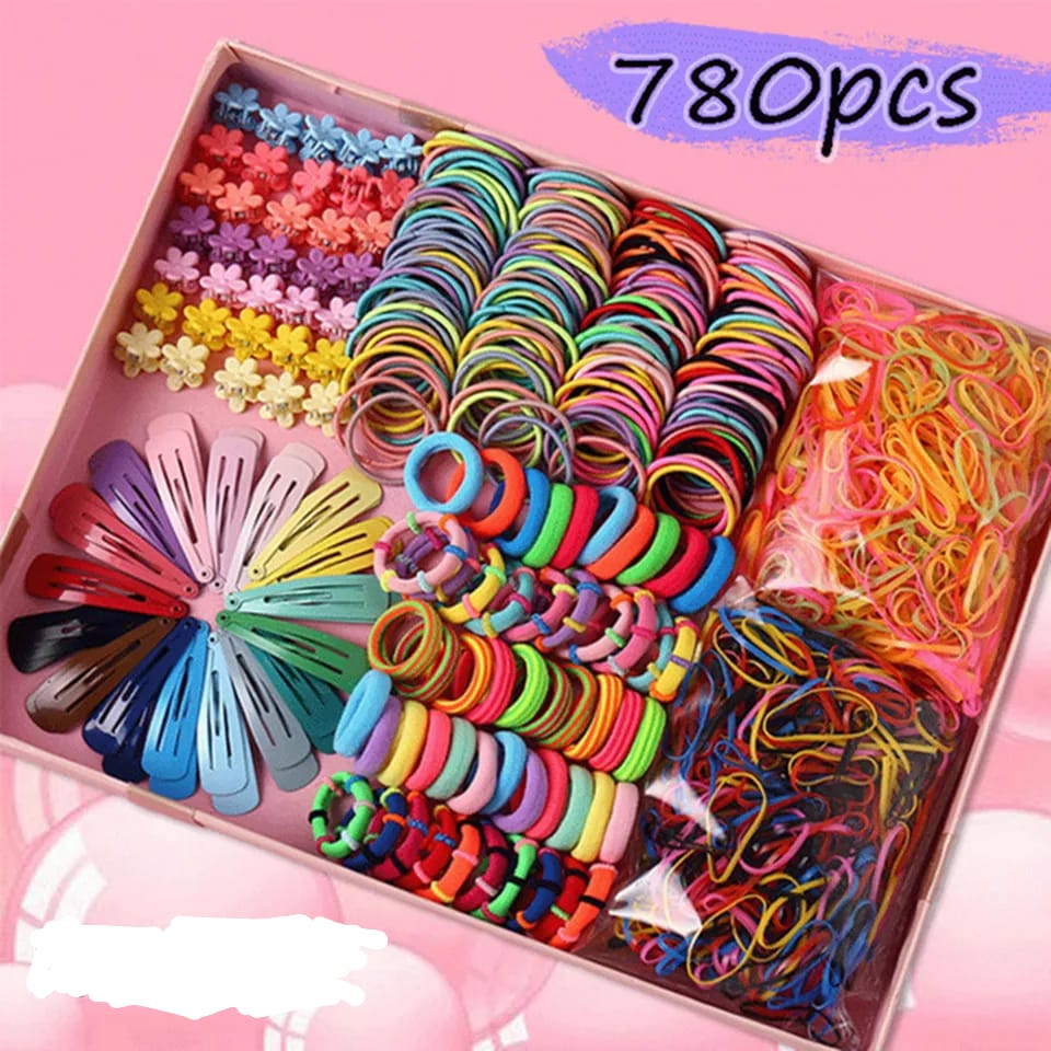 Girls hair accessories 780 PCs