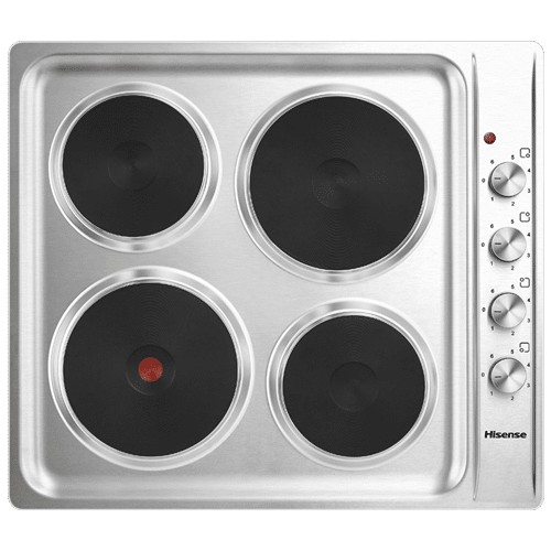 Hisense H60STES 60cm 4 plate electric hob stainless steel