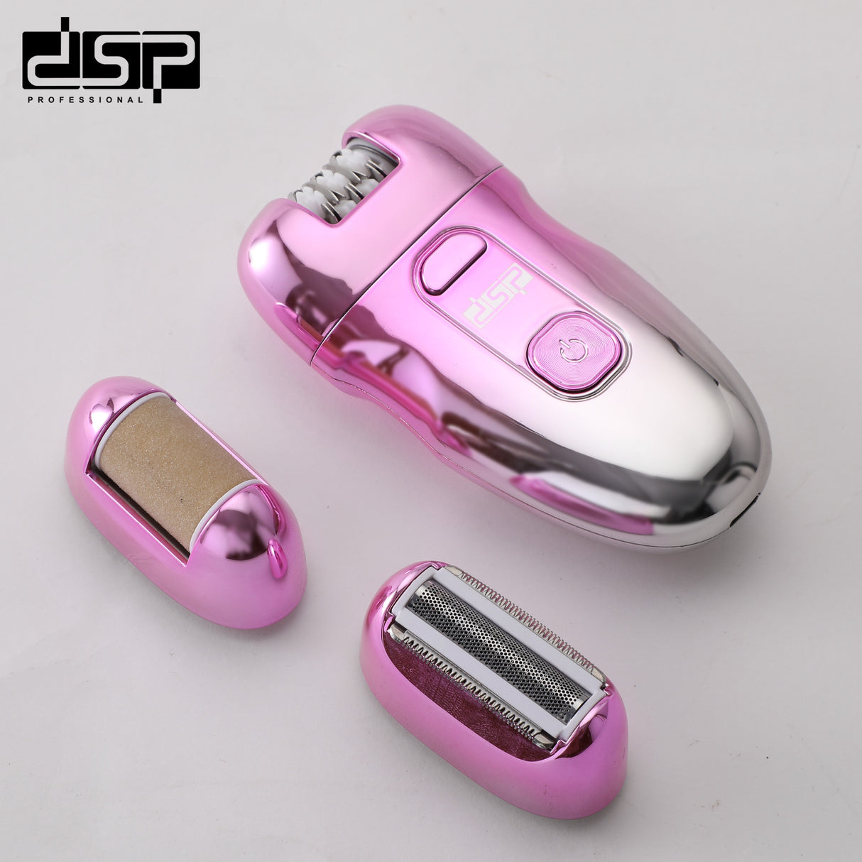 DSP 3-in-1 Electric Facial Hair Remover | Eyebrow Trimmer, Ladies Shaver & Epilator