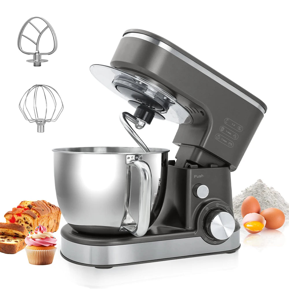 5L Electric Stand Mixer – 6-Speed Tilt-Head | 1000W Kitchen Mixer with Attachments