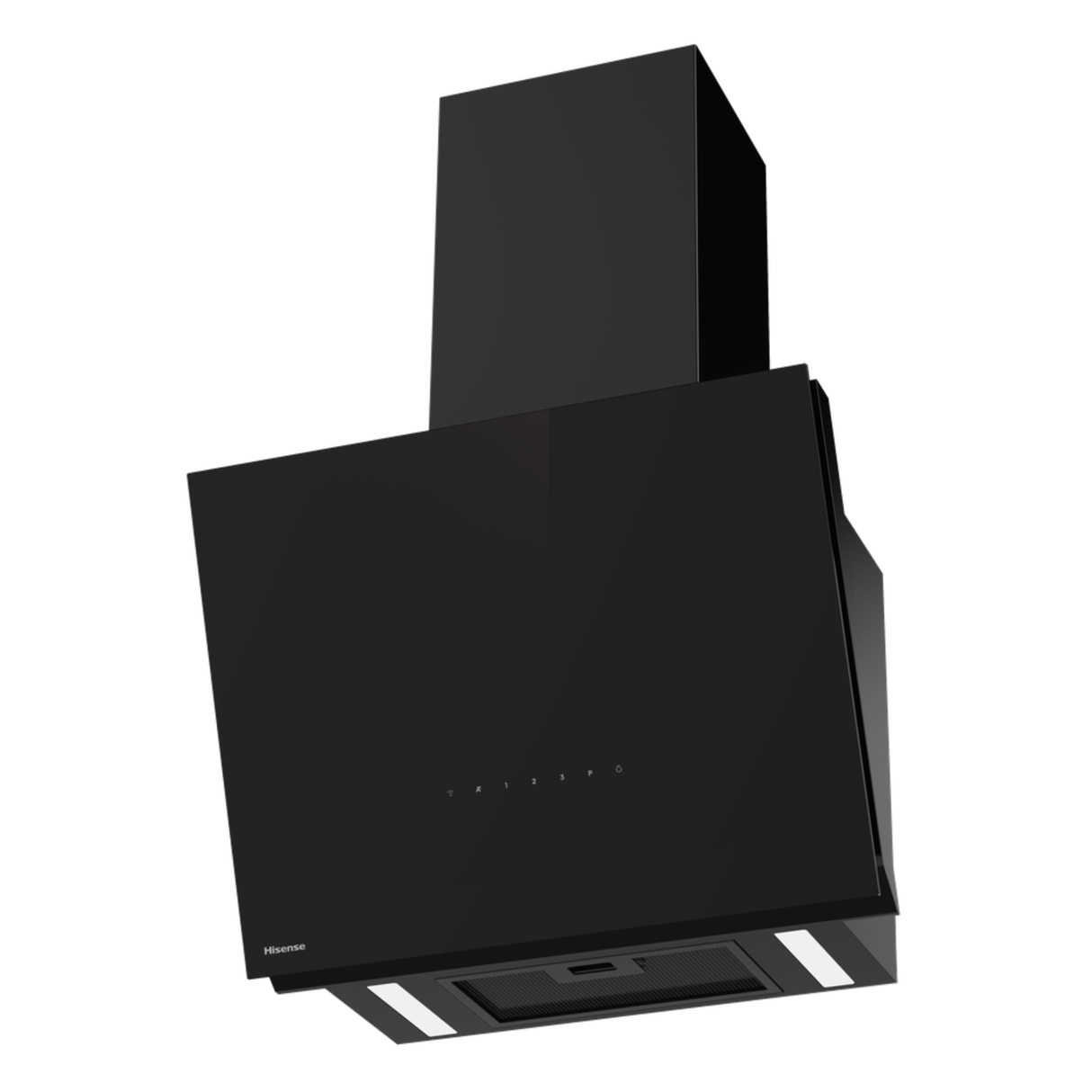 Hisense HAH602BG01 60cm vertical black glass cooker hood