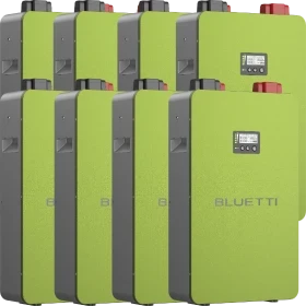 Bluetti HV10K inverter with three HB500 battery modules
