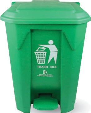 Bon Appetit green 50L heavy duty step-on pedal dustbin