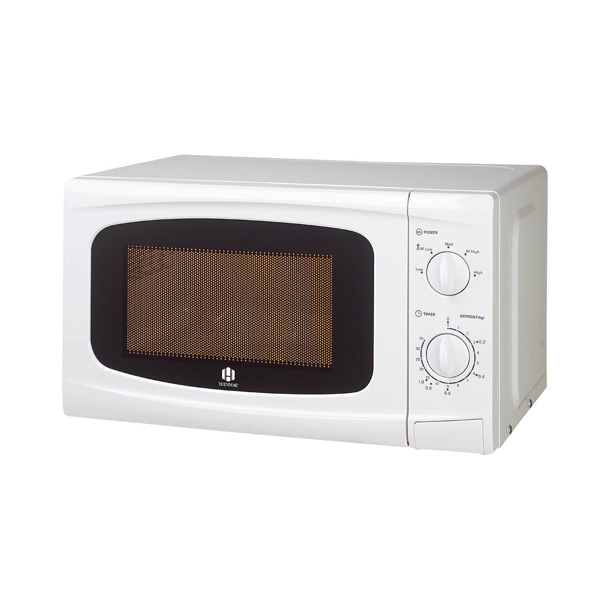 Hanmac 20L Manual Microwave with 5 Power Levels, 35-Min Timer & Defrost – 2-Year Warranty