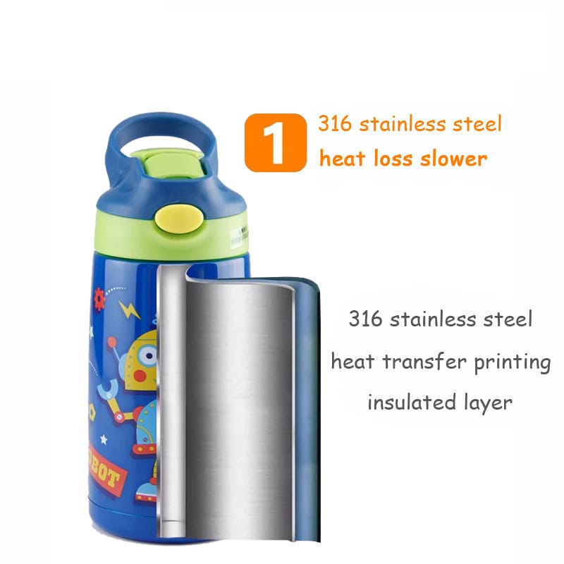 Happy Baby Insulated Flask with Silicon Spout