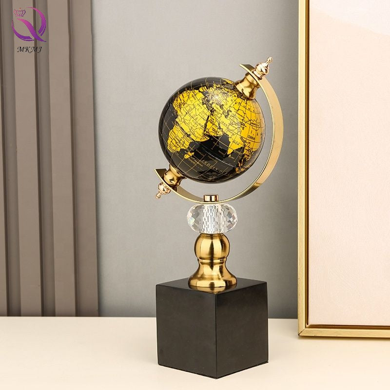 Luxury World Globe with Marble Base Elegant Home & Office Decor Gift