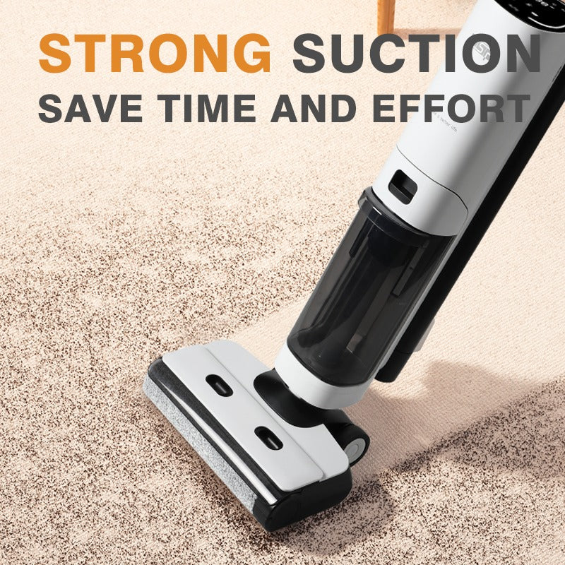 DSP Cordless 3-in-1 Shampooer Cleaner – Vacuum, Wash & Self-Clean – 21.6V, 178W, 1000ml Tank | BLDC Motor, LED Display