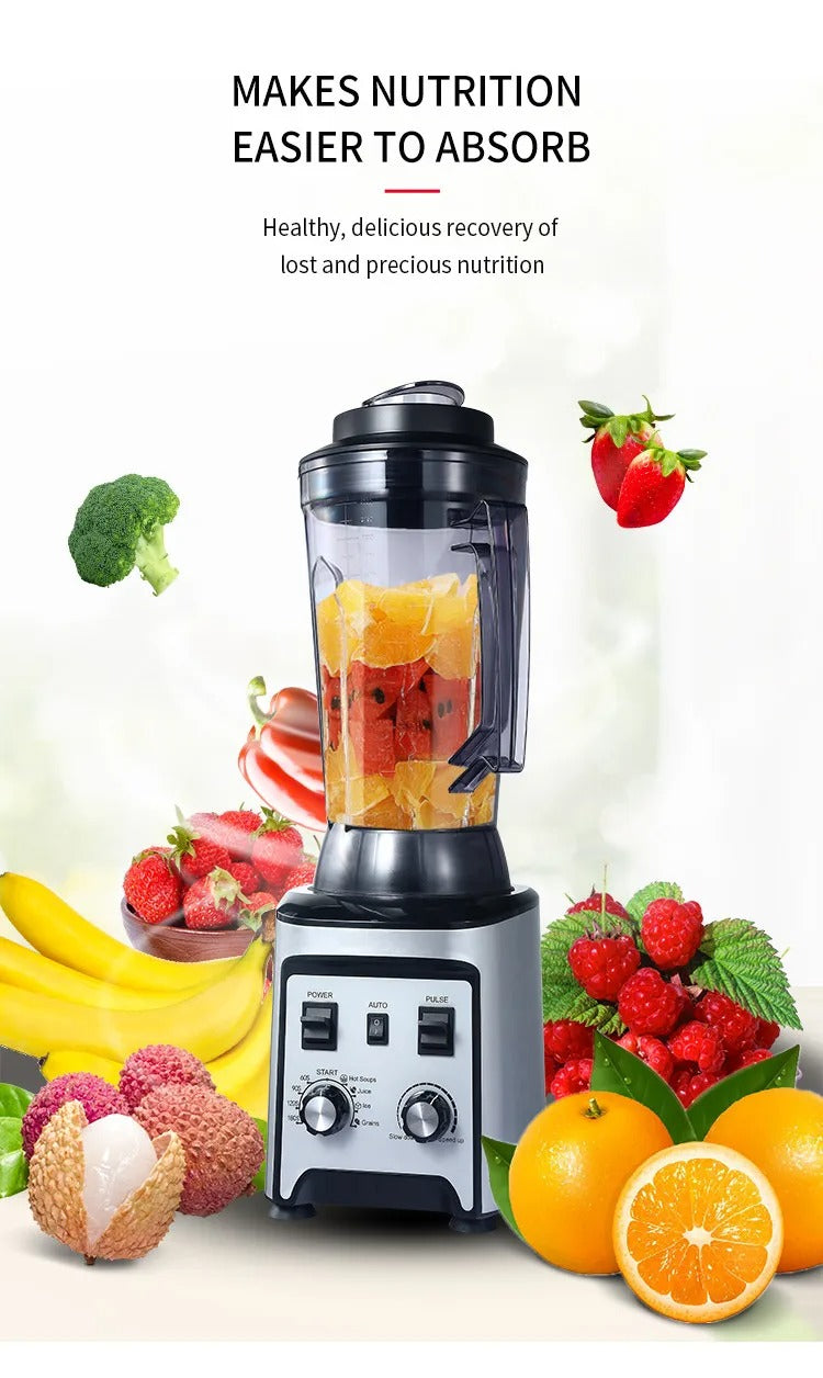 1800watts professional heavy duty commercial blender with 5 liters jug and extra jug inside