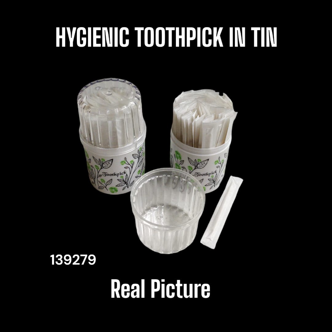 Hygienic Toothpick in Tin