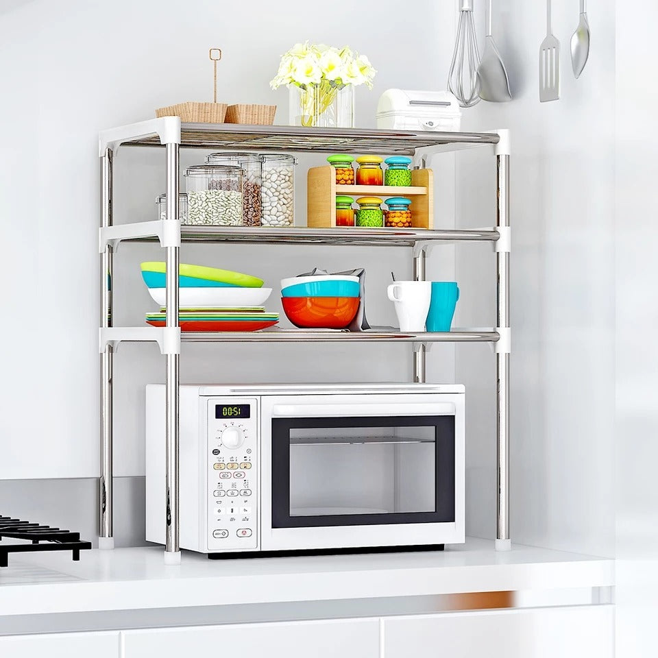 2 Tier Microwave Organizer