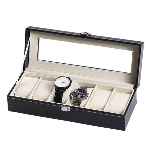 Leather watch case
