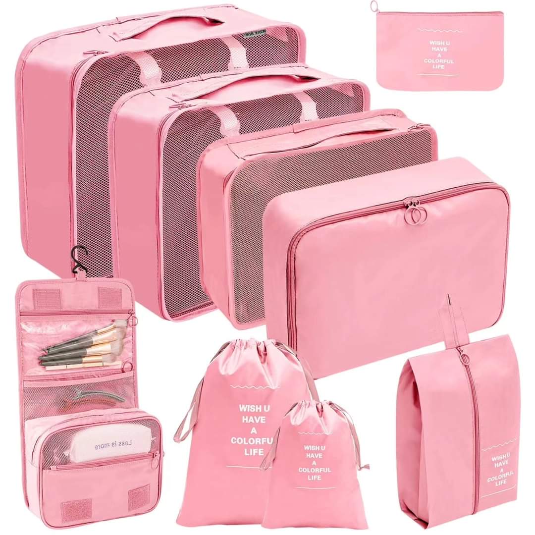 9pcs Luggage Travel Organizers