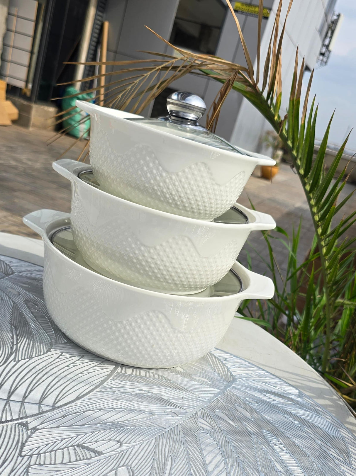 3in1 ceramic Soup Pots