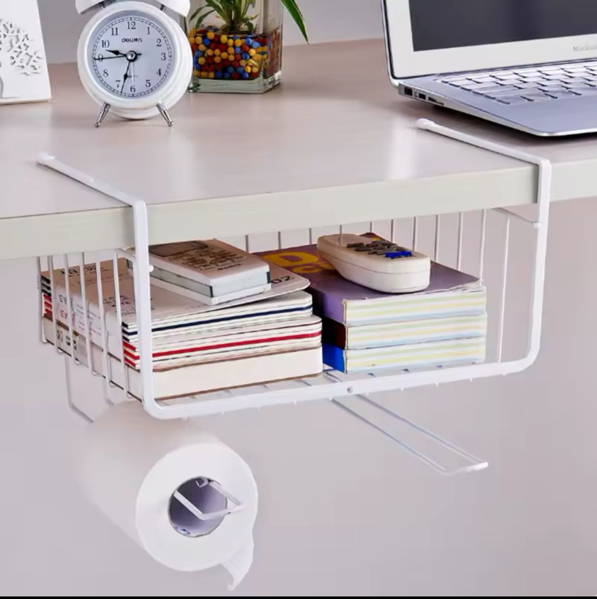 Under shelf organizer
Metallic