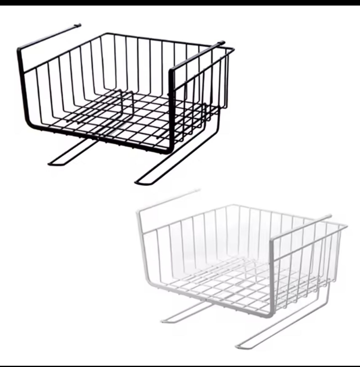 Under shelf organizer
Metallic