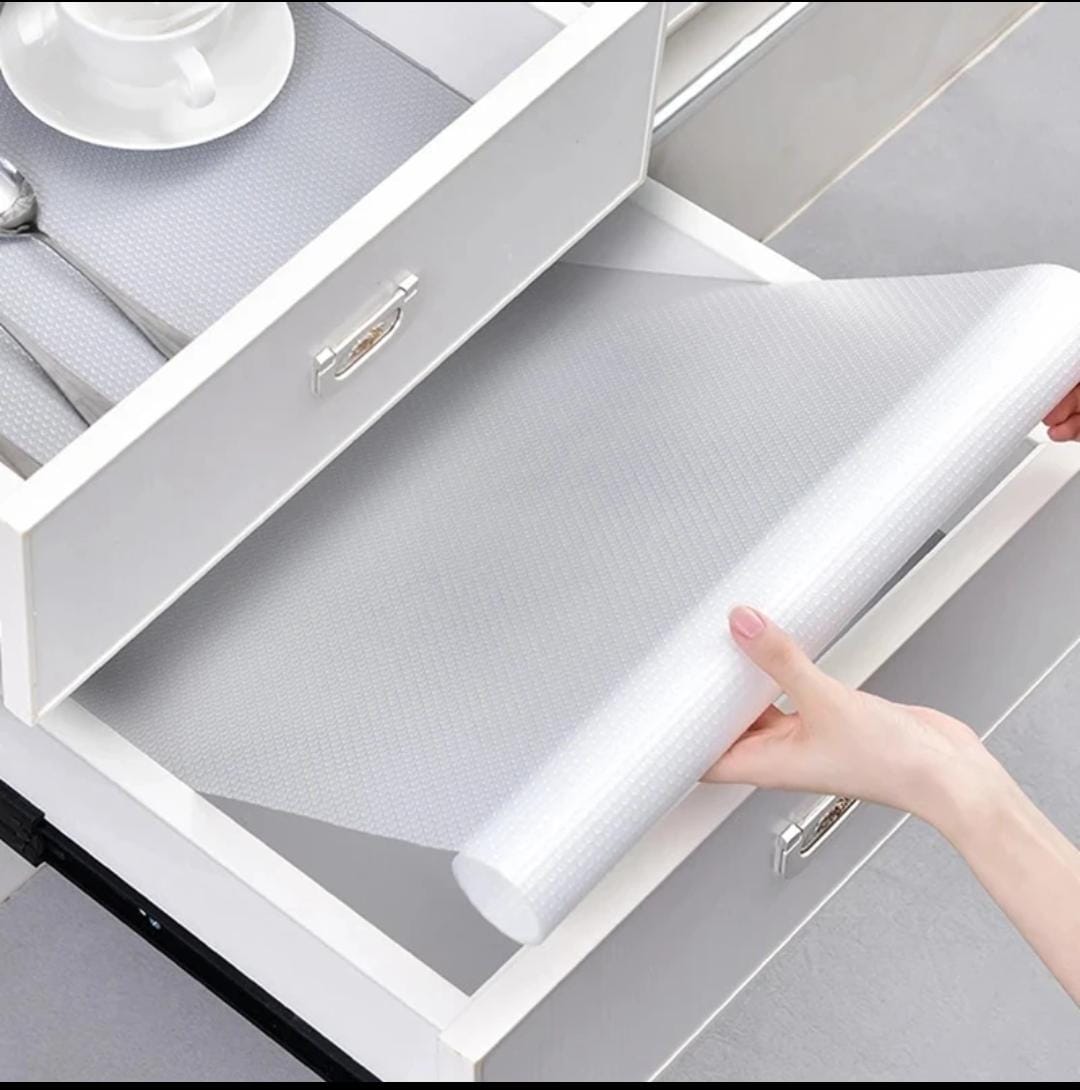 Clear drawer liners oil proof moisture cupboard shelf liner mat