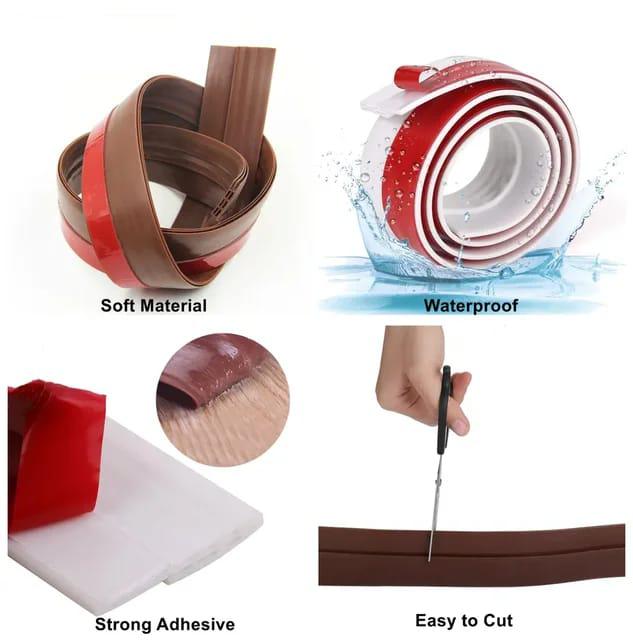 Rubber adhesive door seal strip
