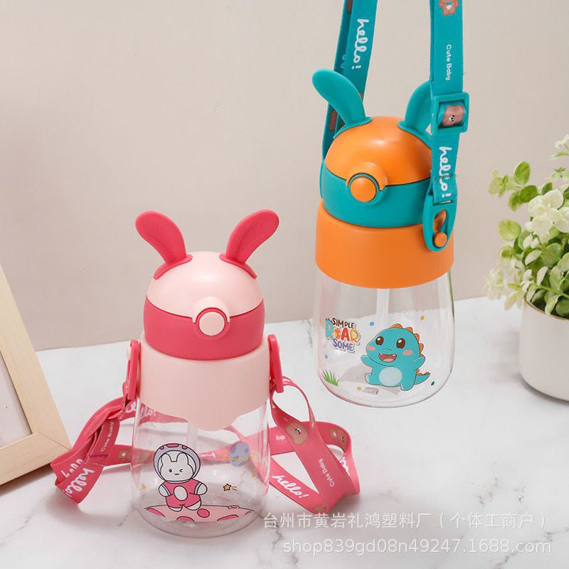 Rabbit ear baby water bottle