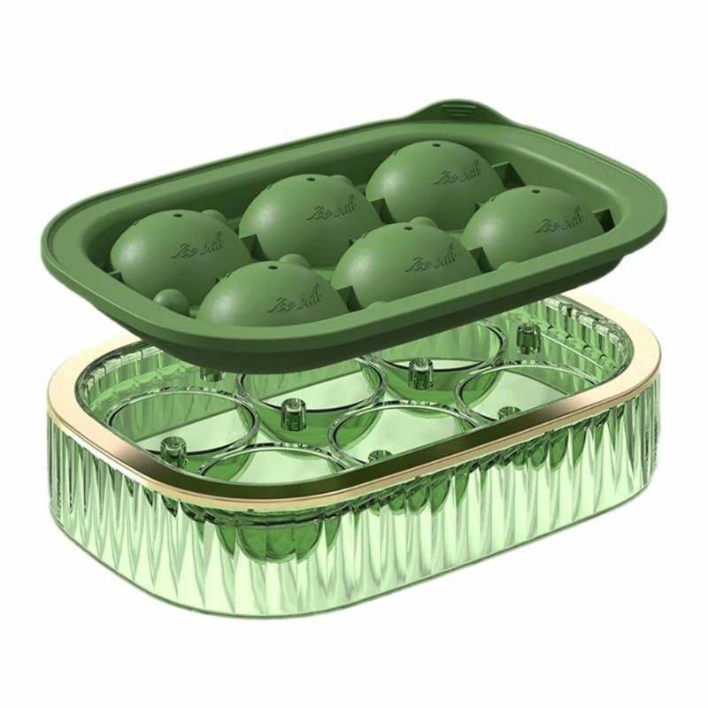 2 in 1 ice cube maker with tray and ball maker
