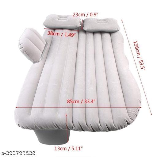 Portable inflatable car back seat bed