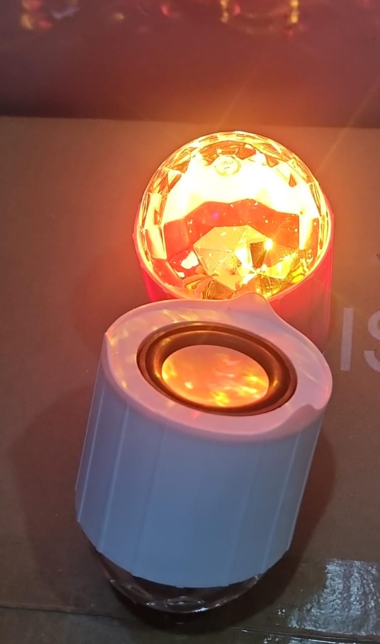 RECHARGEABLE Portable controlled bluetooth speaker mini music magic lamp 6w