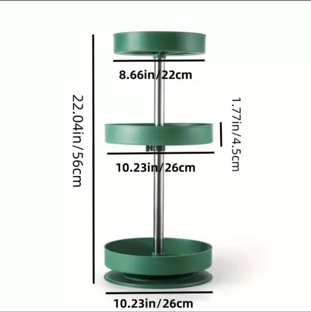 3 Tier rotating shelving