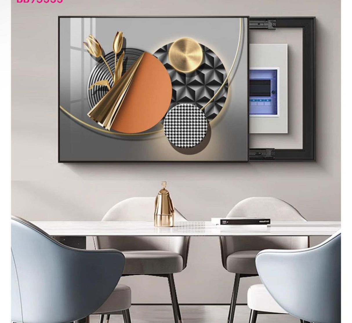 Electric Meter Box Decorative Wall Art Cover