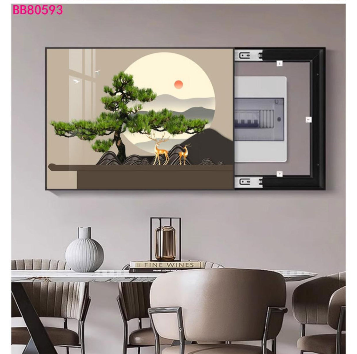 Electric Meter Box Decorative Wall Art Cover