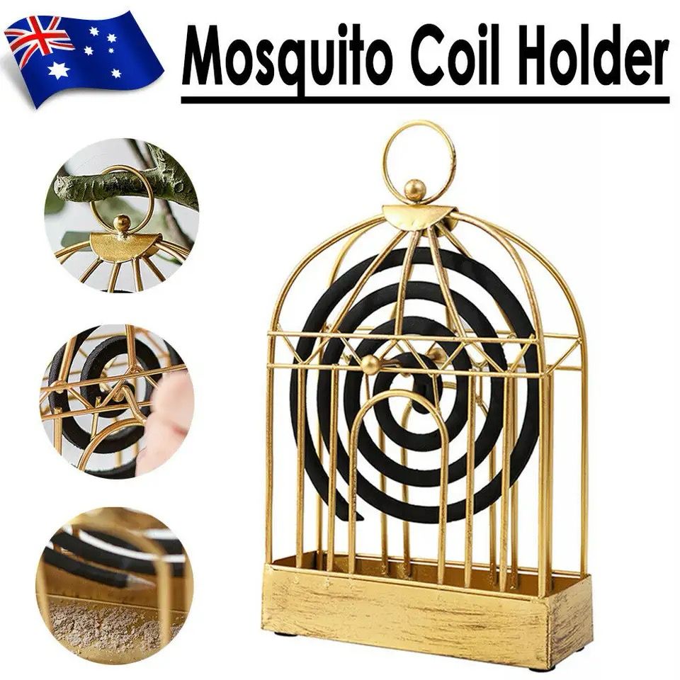 New Mosquito Coil Holder Bird Cage Shape