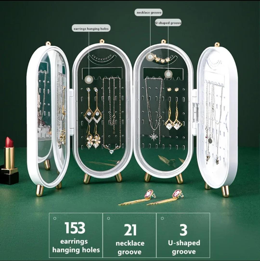 *Foldable Unique Exquisite Vintage retro Jewelry Display Rack