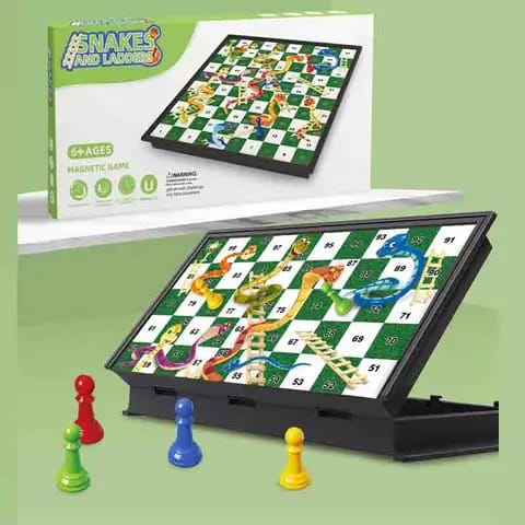 Snake and Ladder Magnetic Gameboard