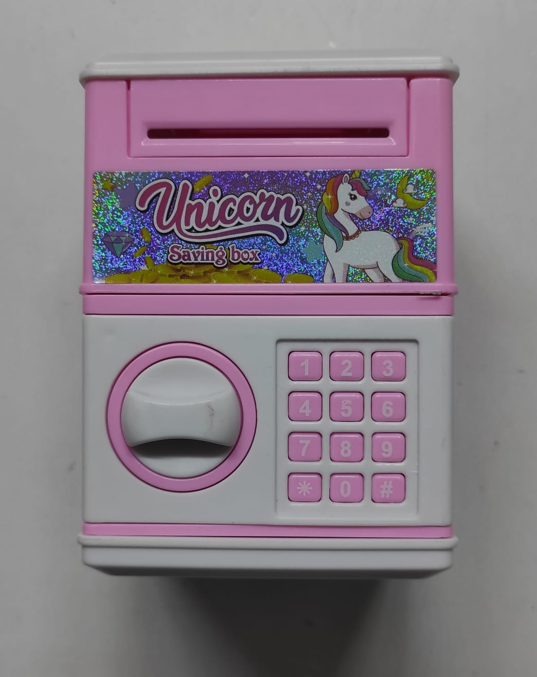 Manual mini kids home bank