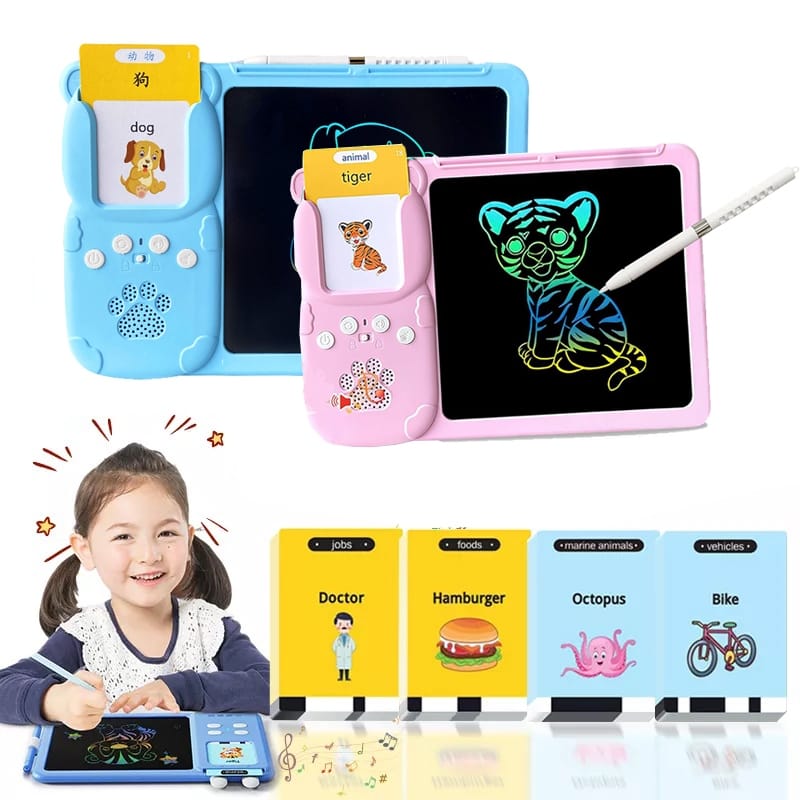 EchoPad card reader 8 inch LCD kids writing board screen