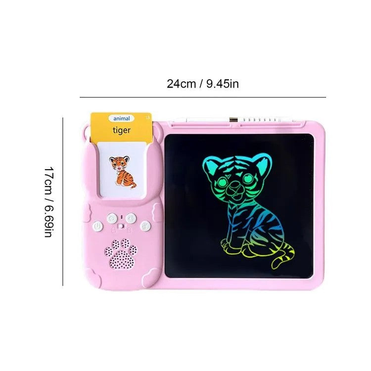 EchoPad card reader 8 inch LCD kids writing board screen