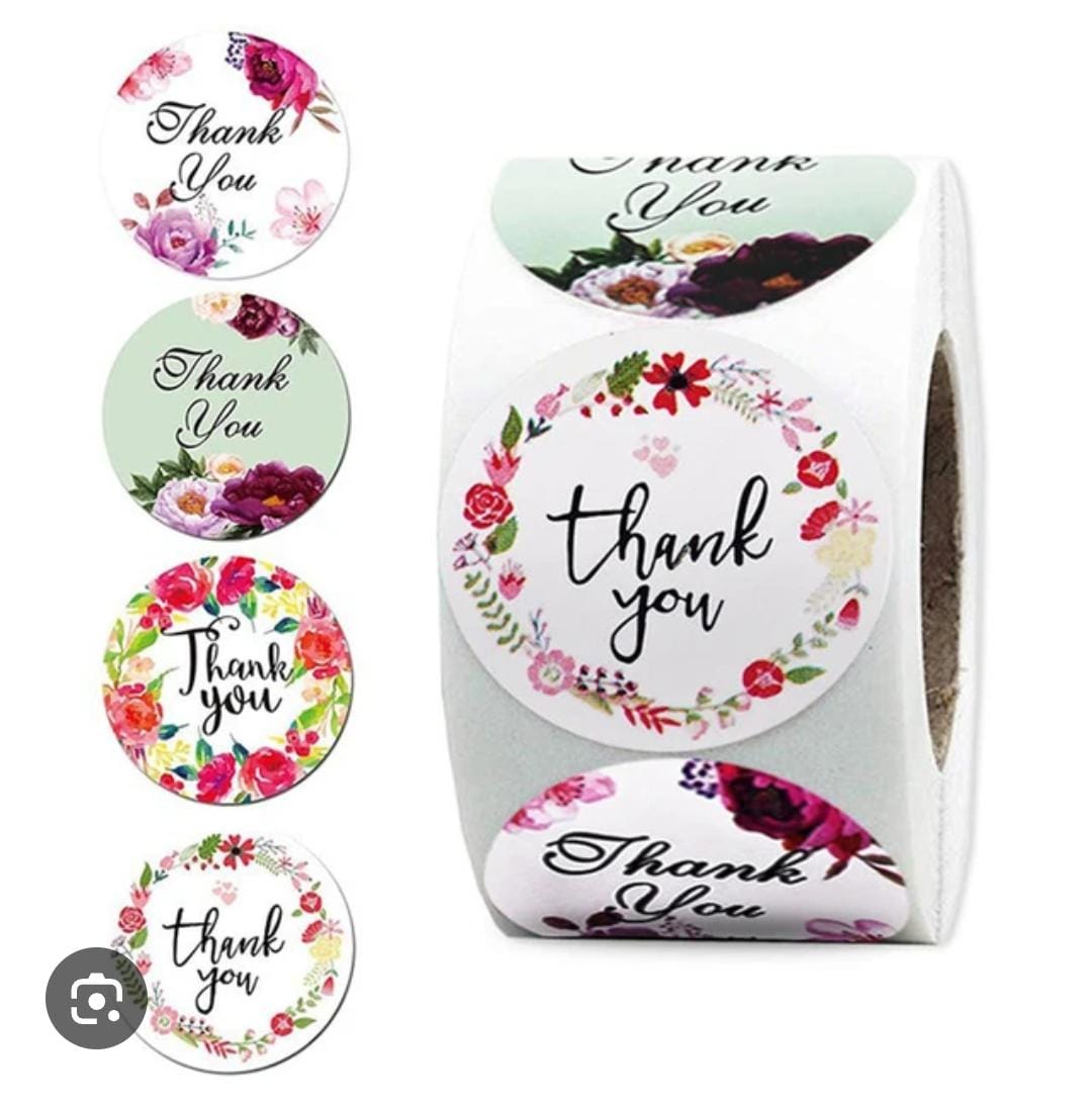 Thank You Sticker notes roll