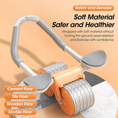 2 elbow pad automatic rebound healthy abdominal wheel