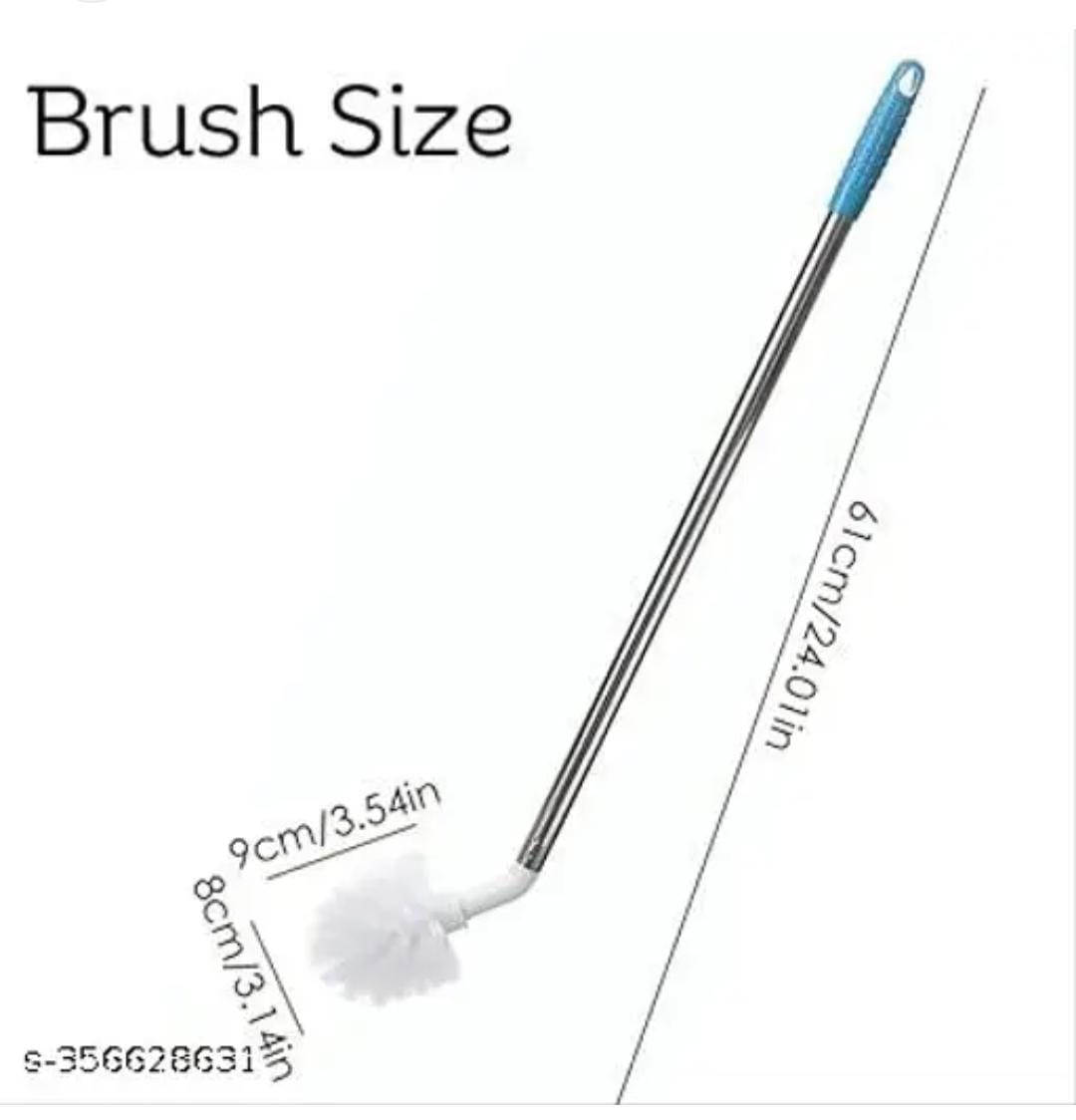 Bent gallon bottle cleaning brush