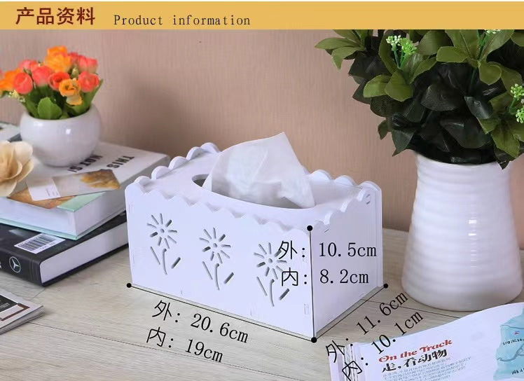High quality Classic white wood composite material Detachable serviet holder