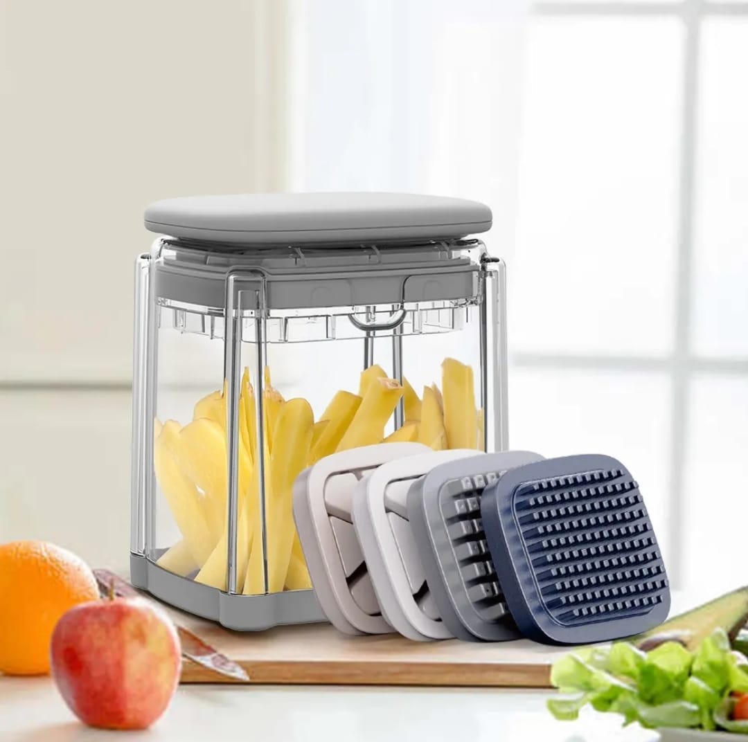 Multifunctional vegetables cutter press-type