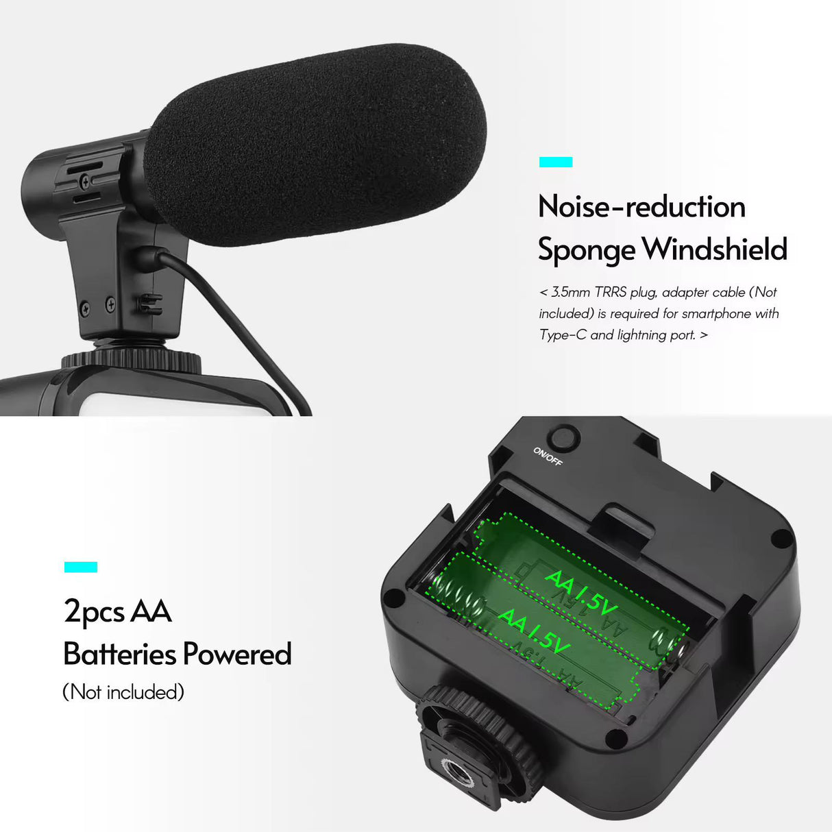 Vlogging kit KIT-05LM with tripod Stand