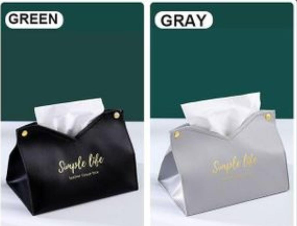 Simple life leather serviette holder