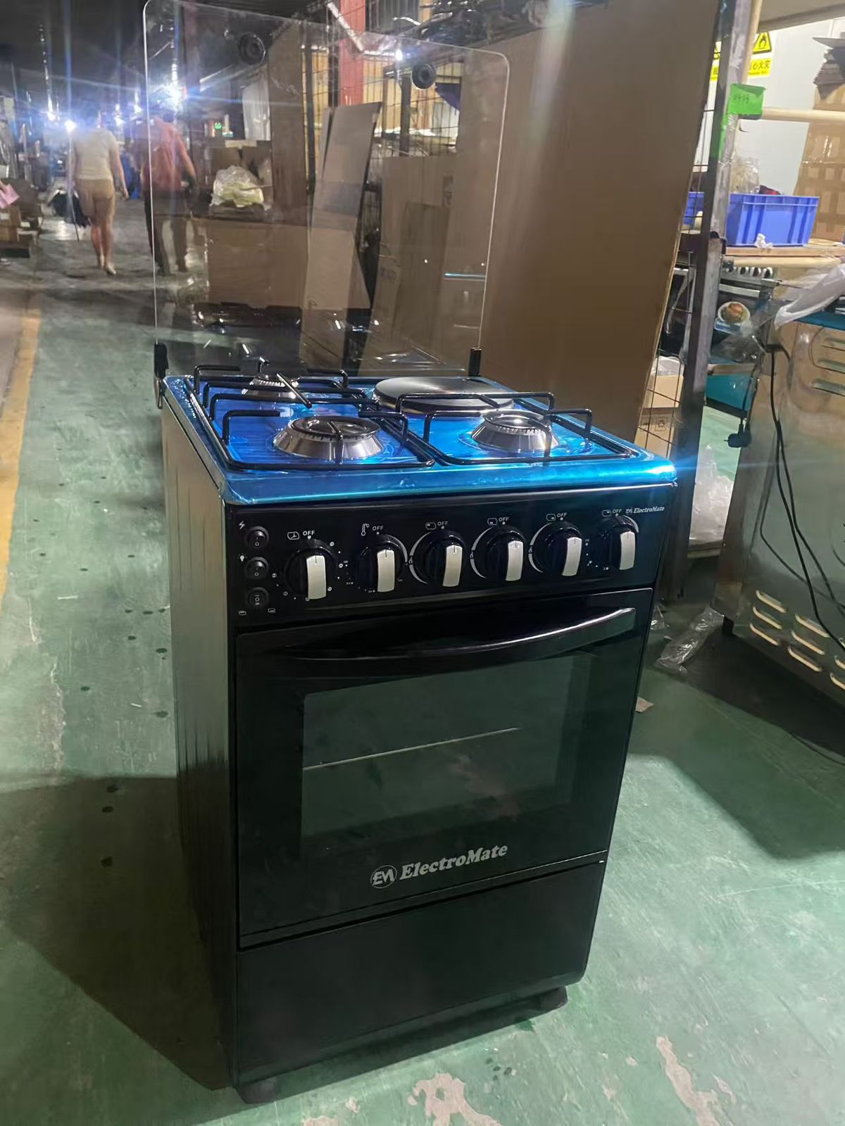 50×55 electromate 3+1 standing cooker with electric oven cooker