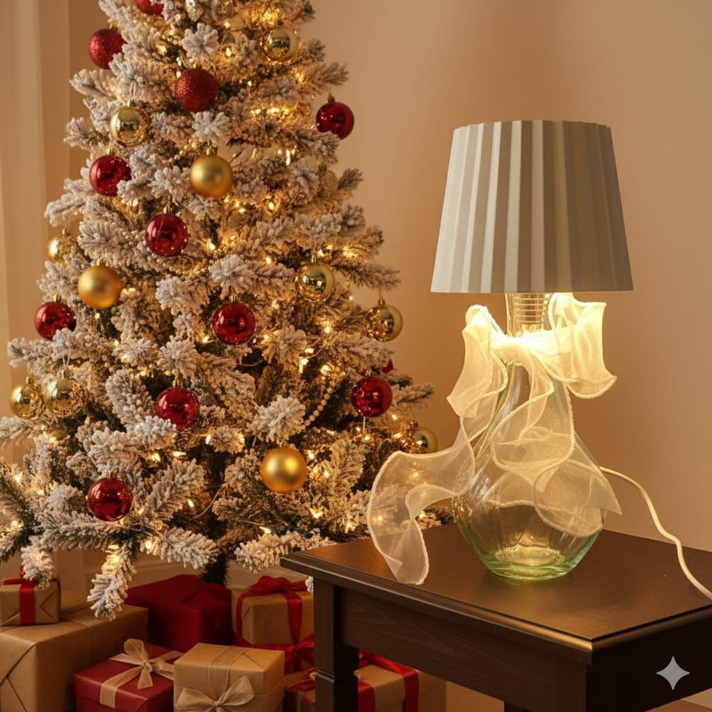 Wireless LED Lamp with Bottle Holder