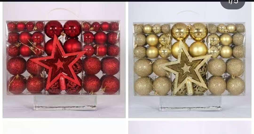 101 pcs Christmas decor balls