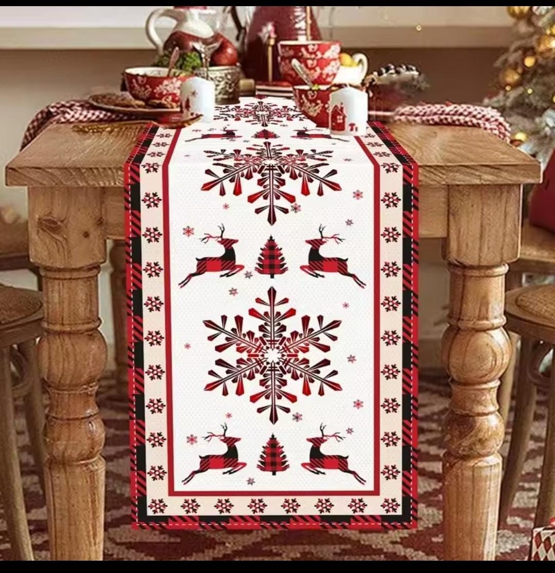 Christmas themed table runners