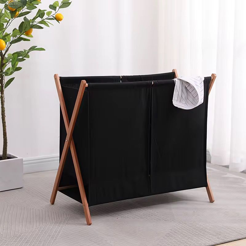 ▪️Foldable partitioned laundry basket